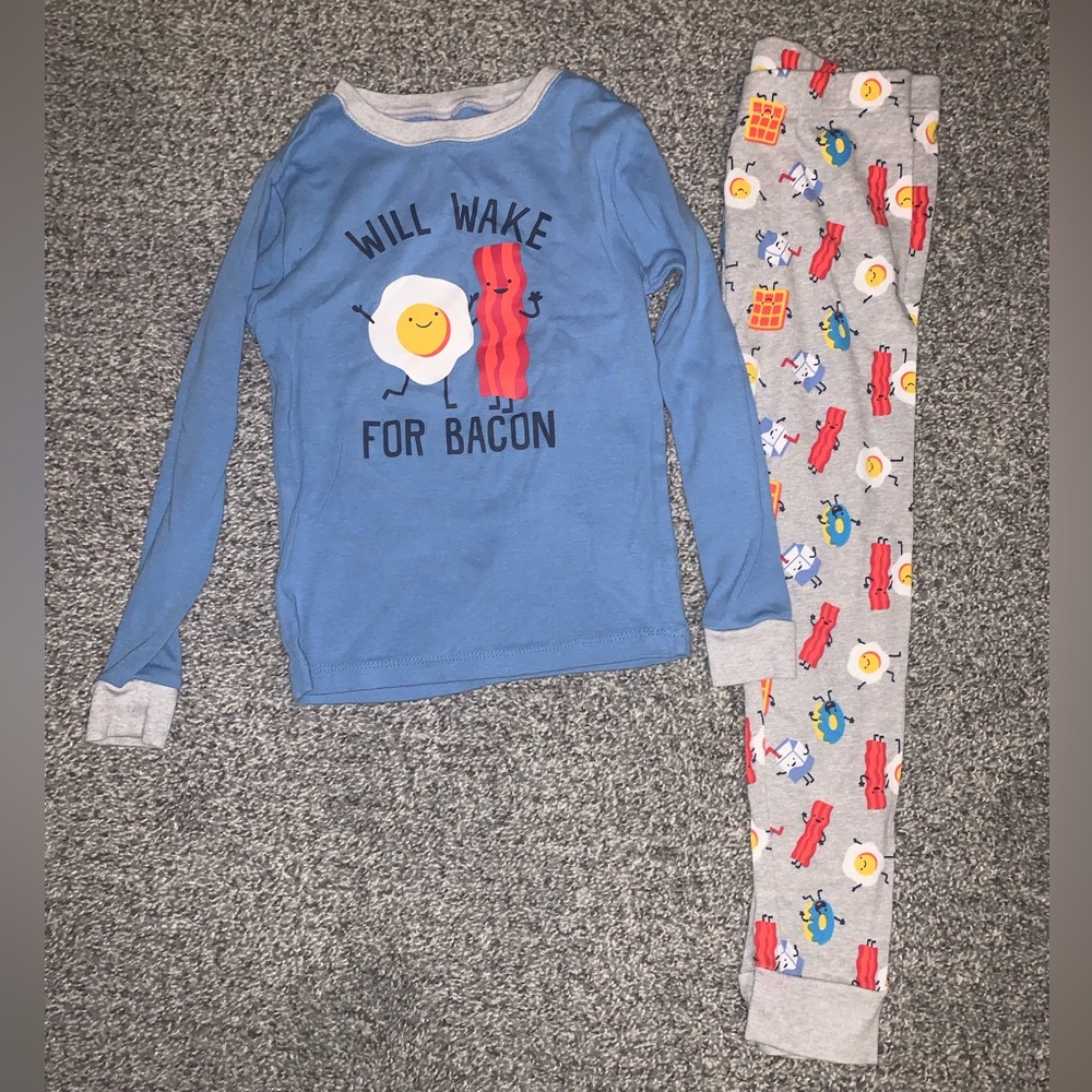 5T Eggs & Bacon pajama set